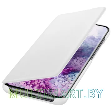 Чехол Samsung Smart LED View Cover Galaxy S20 (белый) картинка 4
